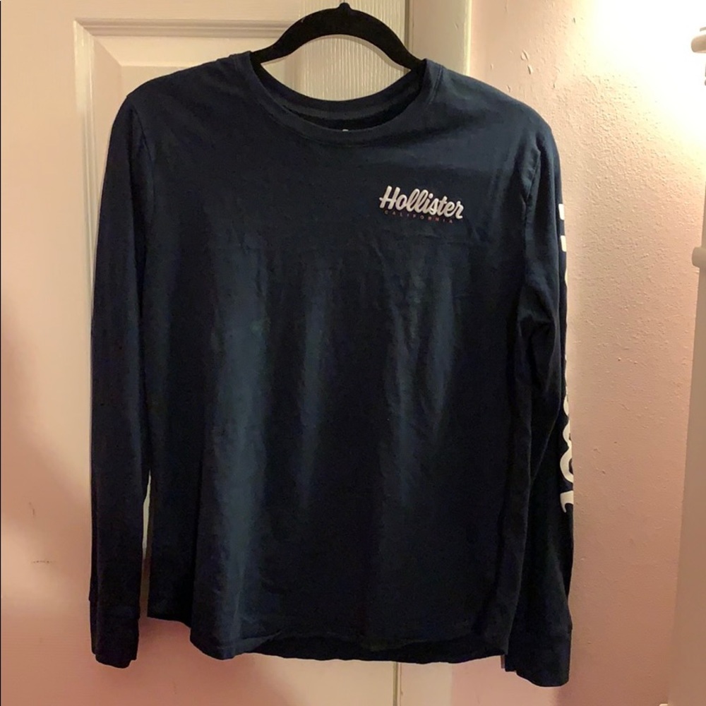 Navy Blue Long Sleeve Shirt